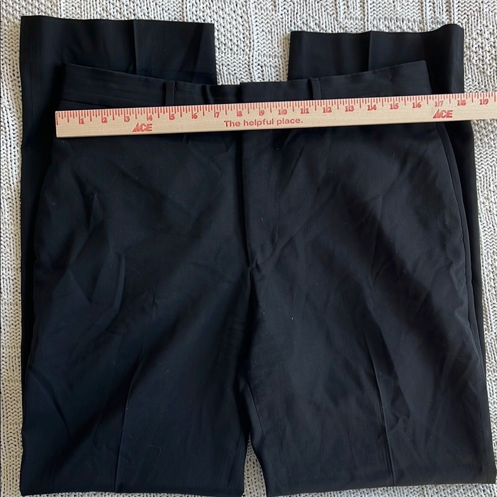 Banana Republic Pants Mens 32X32 100% Wool Black Lanificio F.lli Cerruti - Picture 2 of 13